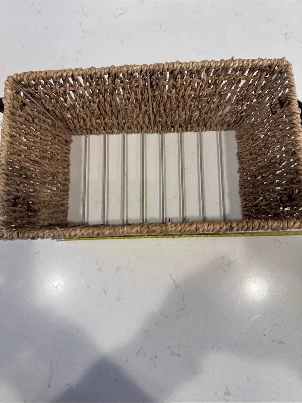 Rectangular Storage Basket - Brown